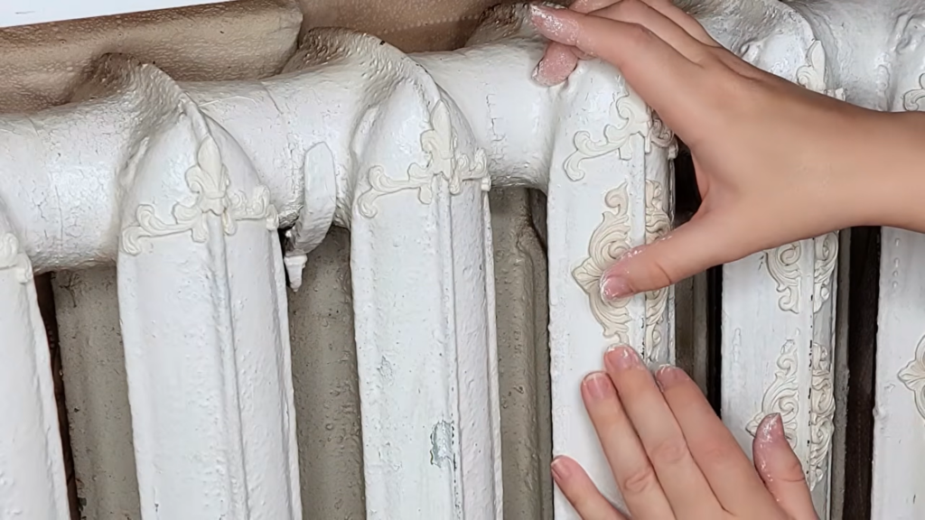 Чугунный радиатор - в винтажного красавчика. Из простых и доступных материалов