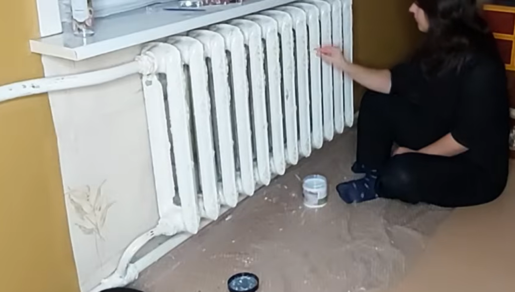 Чугунный радиатор - в винтажного красавчика. Из простых и доступных материалов