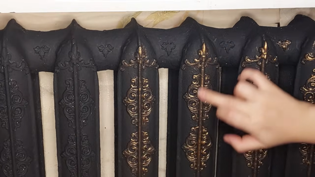 Чугунный радиатор - в винтажного красавчика. Из простых и доступных материалов