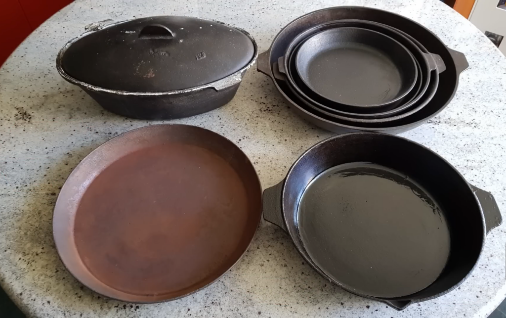 Старую, ржавую чугунную сковороду - восстановить!