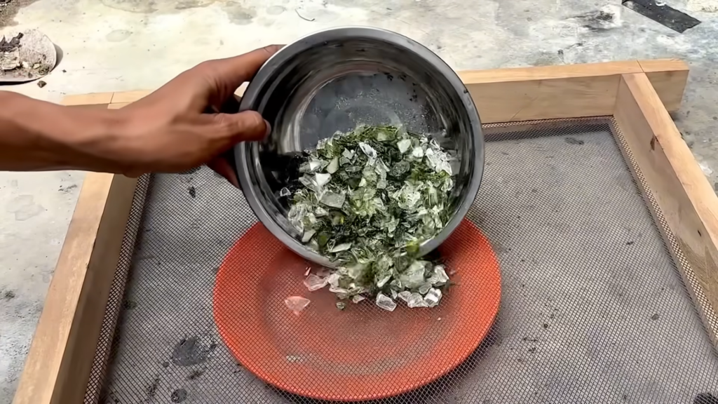 Стеклянные бутылки: терраццо своими руками