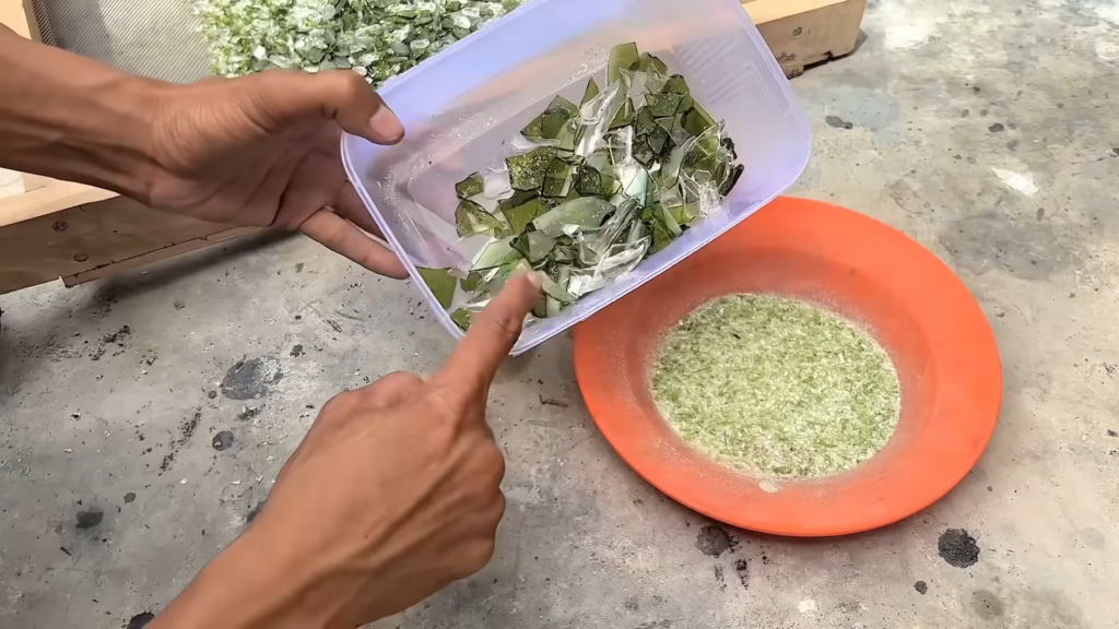 Стеклянные бутылки: терраццо своими руками