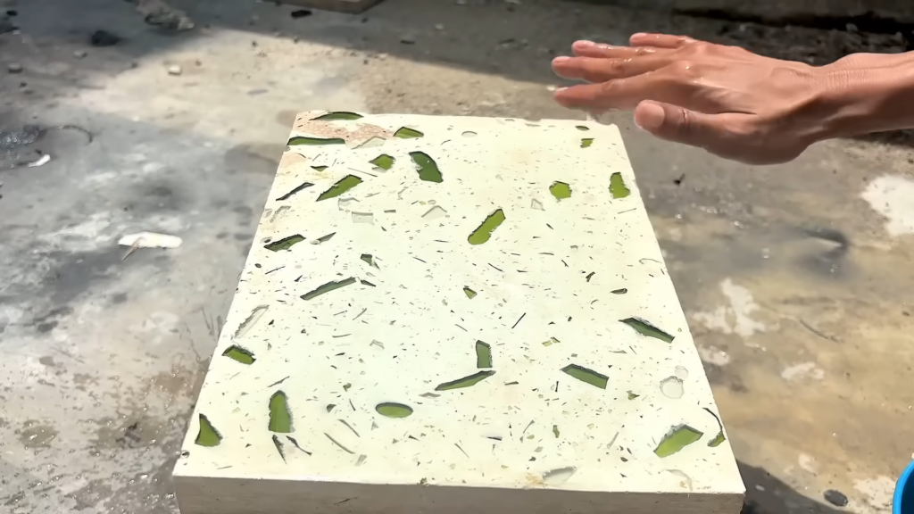 Стеклянные бутылки: терраццо своими руками