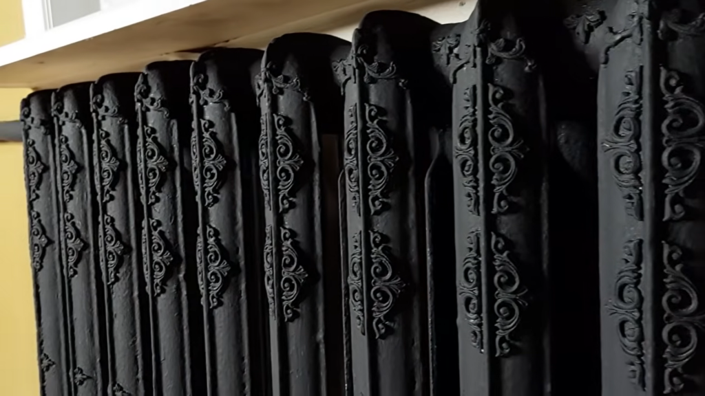 Чугунный радиатор - в винтажного красавчика. Из простых и доступных материалов