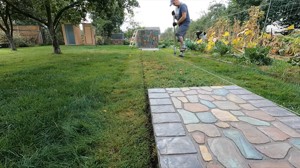 Садовая дорожка своими руками: прочная, красивая