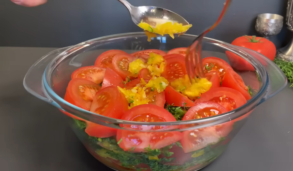 Закуска из помидор