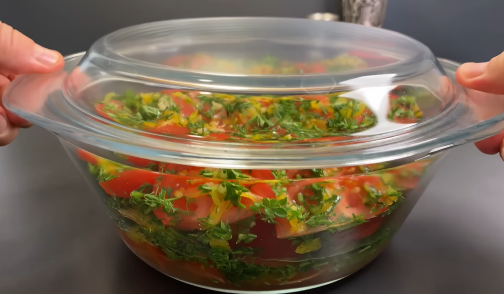 Закуска из помидор