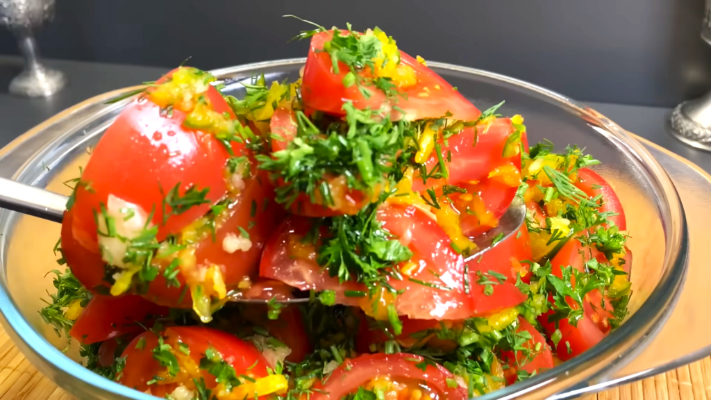 Закуска из помидор