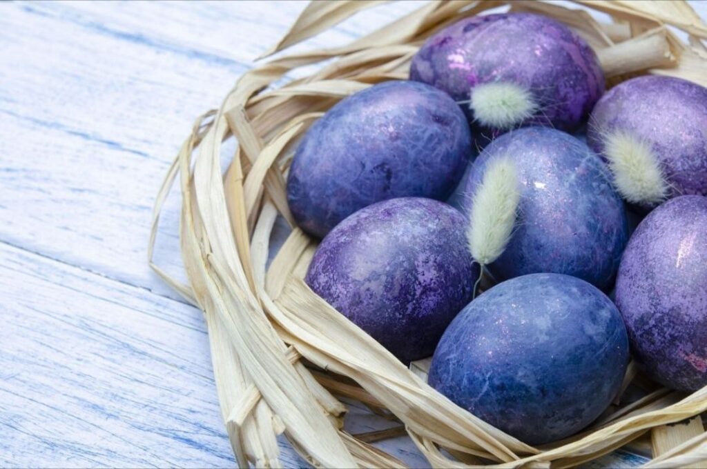 Яйца на Пасху самые красивые! Невероятной красоты - натуральным красителем!